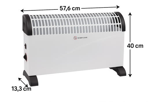 termoconvettore elettrico con ventola e timer termostato stufa elettrica portatile da terra pavimento