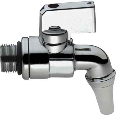 Rubinetto a sfera in ottone cromato da 1/2 pollice per fusti inox