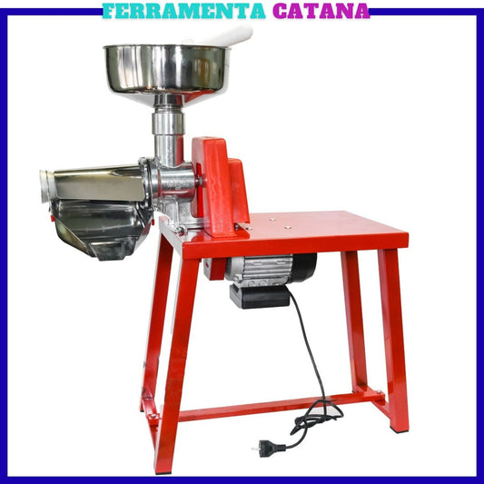 Spremipomodoro Elettrico Passapomodoro Banco Con Banchetto 0,50 Hp Acciaio Inox
