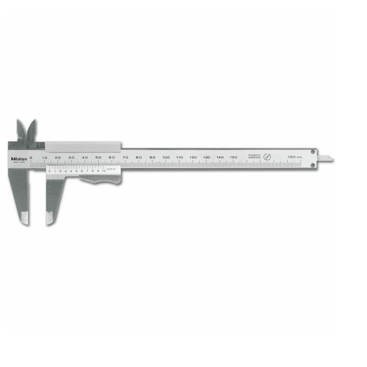 Calibro A Corsoio Acciaio Inox Cromato 150 Mm Analogico Misurazione Precisione