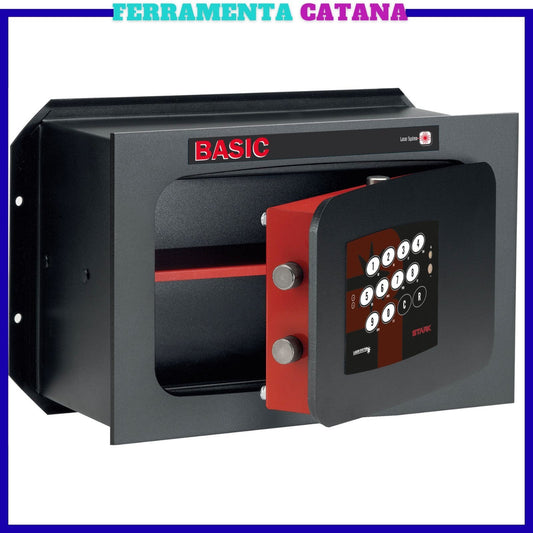 Cassaforte A Muro Con Combinazione Elettronica Incasso Digitale Numerica Acciaio