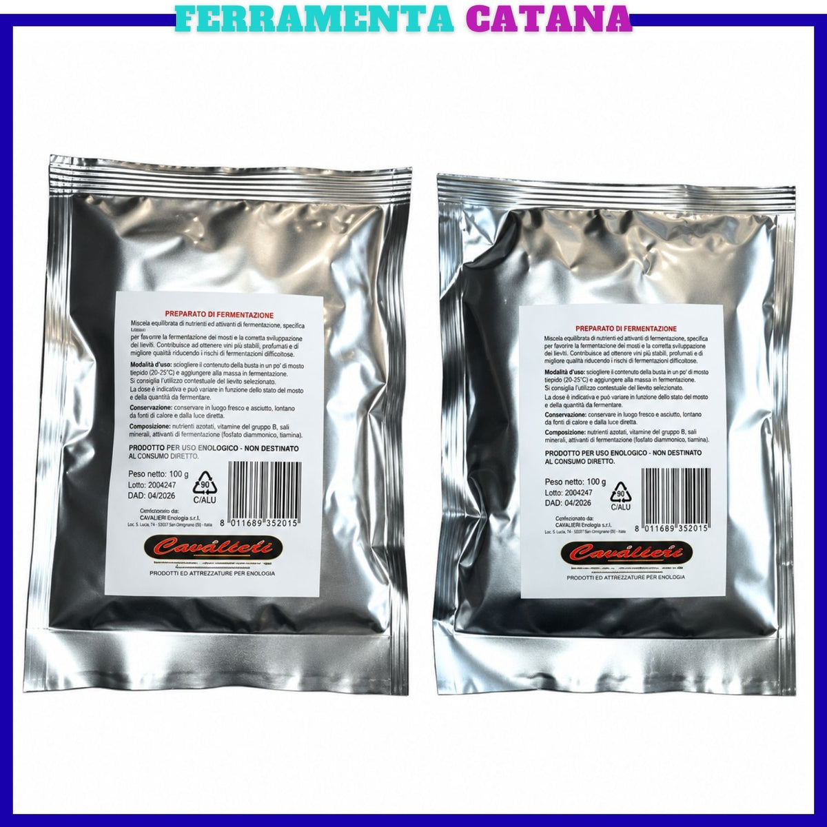 Chiarificatore Per Vini Vino Bianco Rosso Chiarificante Bianchi Enoclar 100 Gr