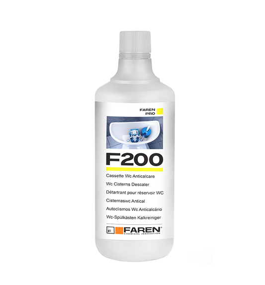 F200 disincrostante anticalcare cassetta interna esterna da incasso wc professionale potente