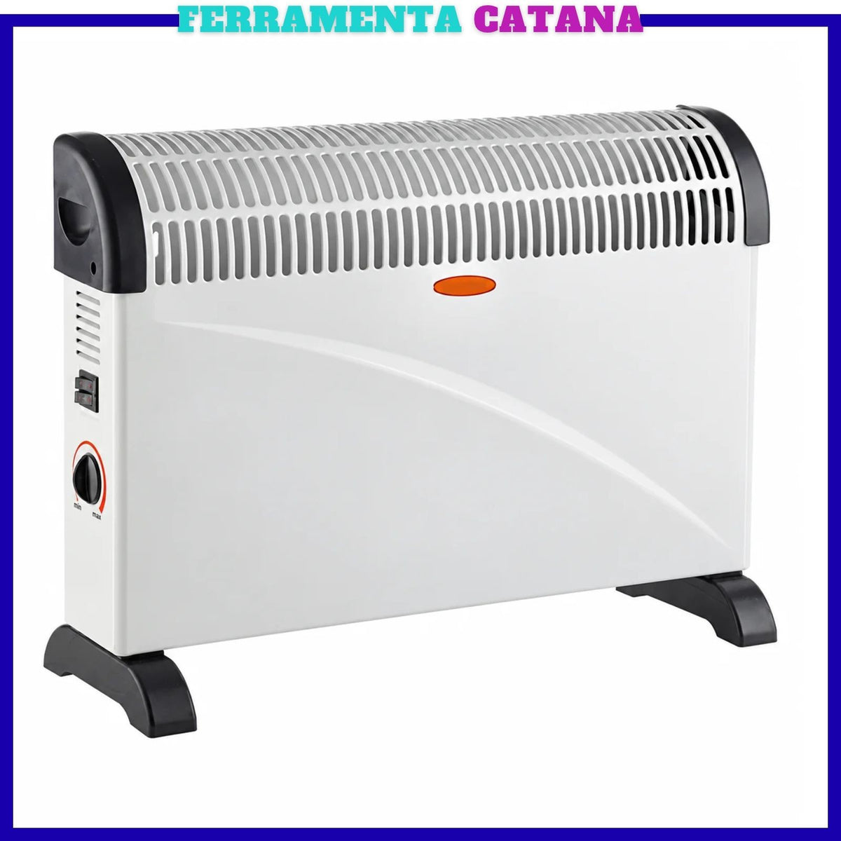 Termoconvettore elettrico 2000W con timer, vista del prodotto