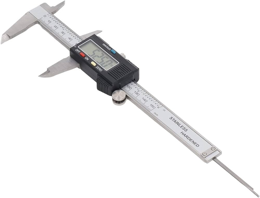 Calibro Digitale Professionale Acciaio Inox 150 Mm Corsoio Elettronico Display