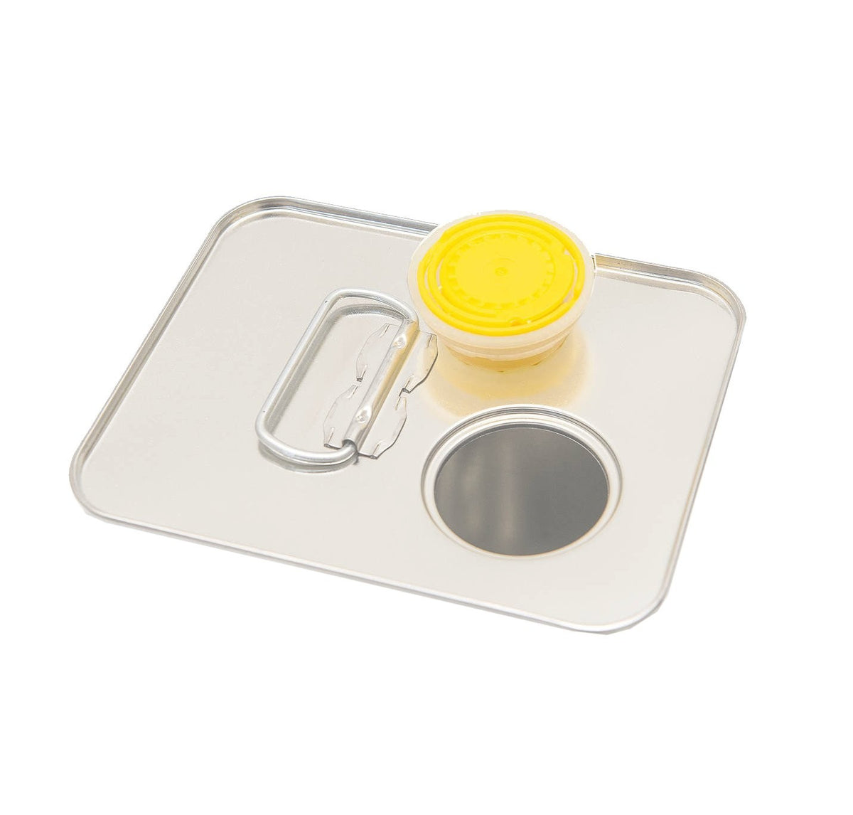 Set 2 Lattine Per Olio 5 Litri Contenitore Tanica Latta Lattina Uso Alimentare