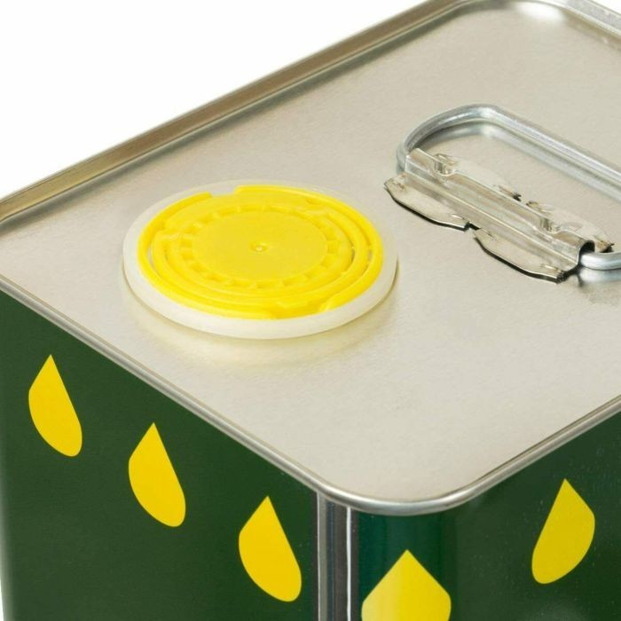 Set 2 Lattine Per Olio 5 Litri Contenitore Tanica Latta Lattina Uso Alimentare