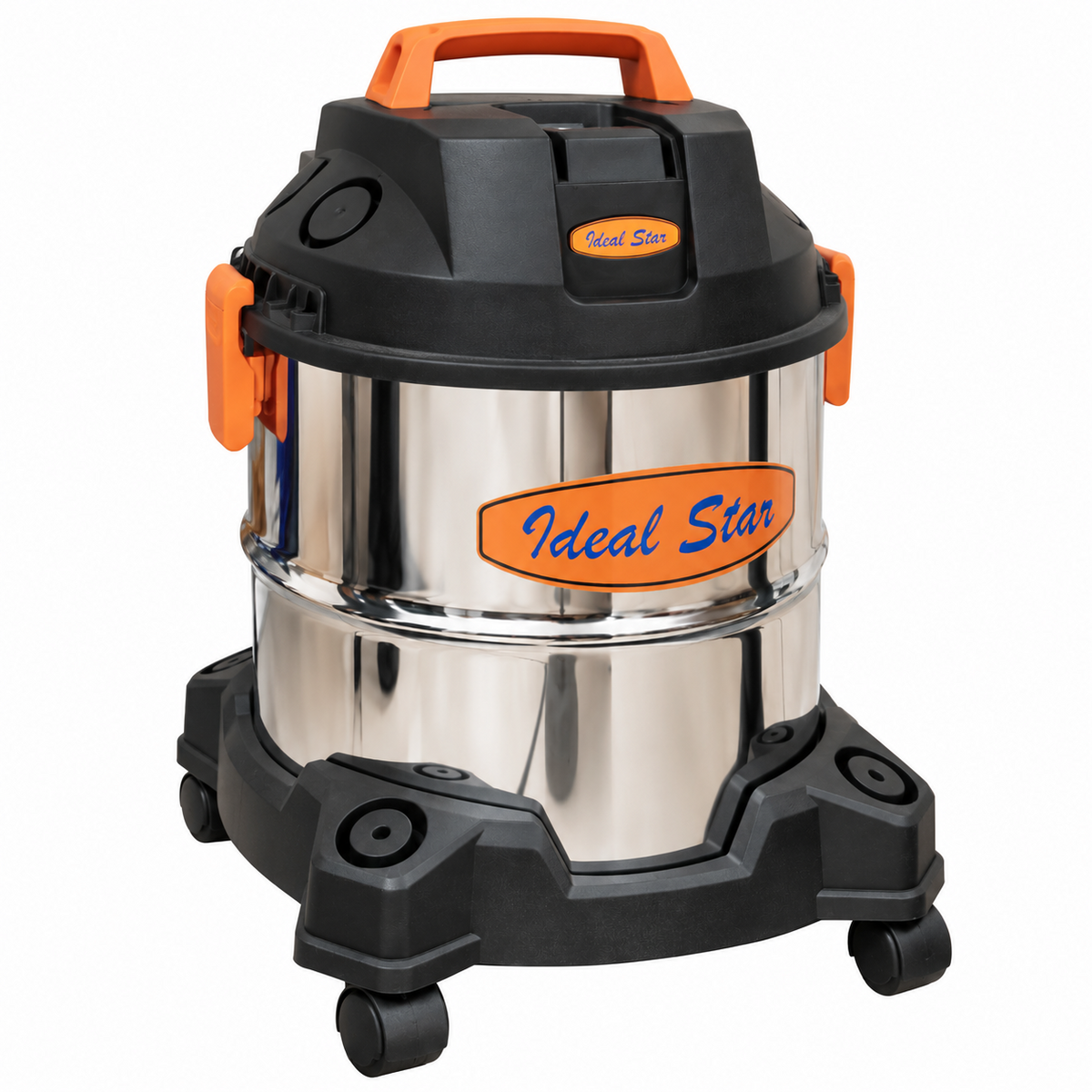 Bidone Aspiratutto Aspirapolvere Aspira Liquidi Solidi Aspiratore Acciaio Inox