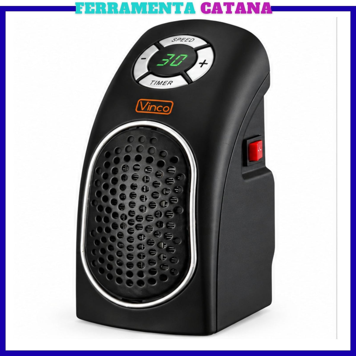 Stufa In Ceramica Da Muro Elettrica Aria Termoventilatore Bagno Piccolo Stufetta