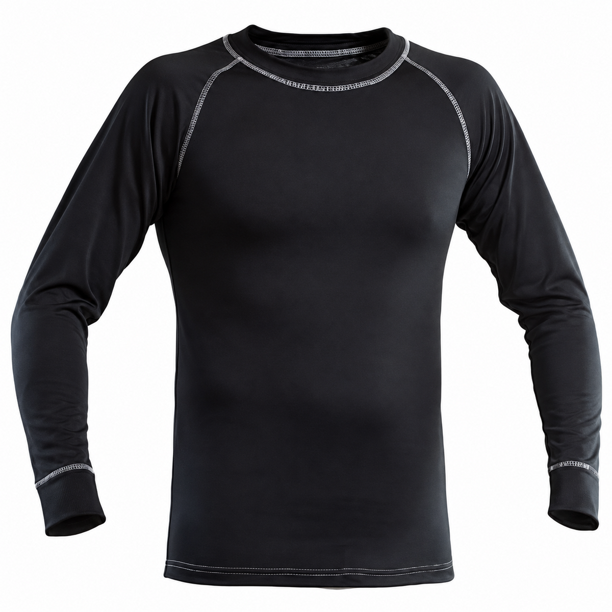 Maglia Termica Manica Lunga Intima Uomo Invernale Da Lavoro Girocollo Maglietta