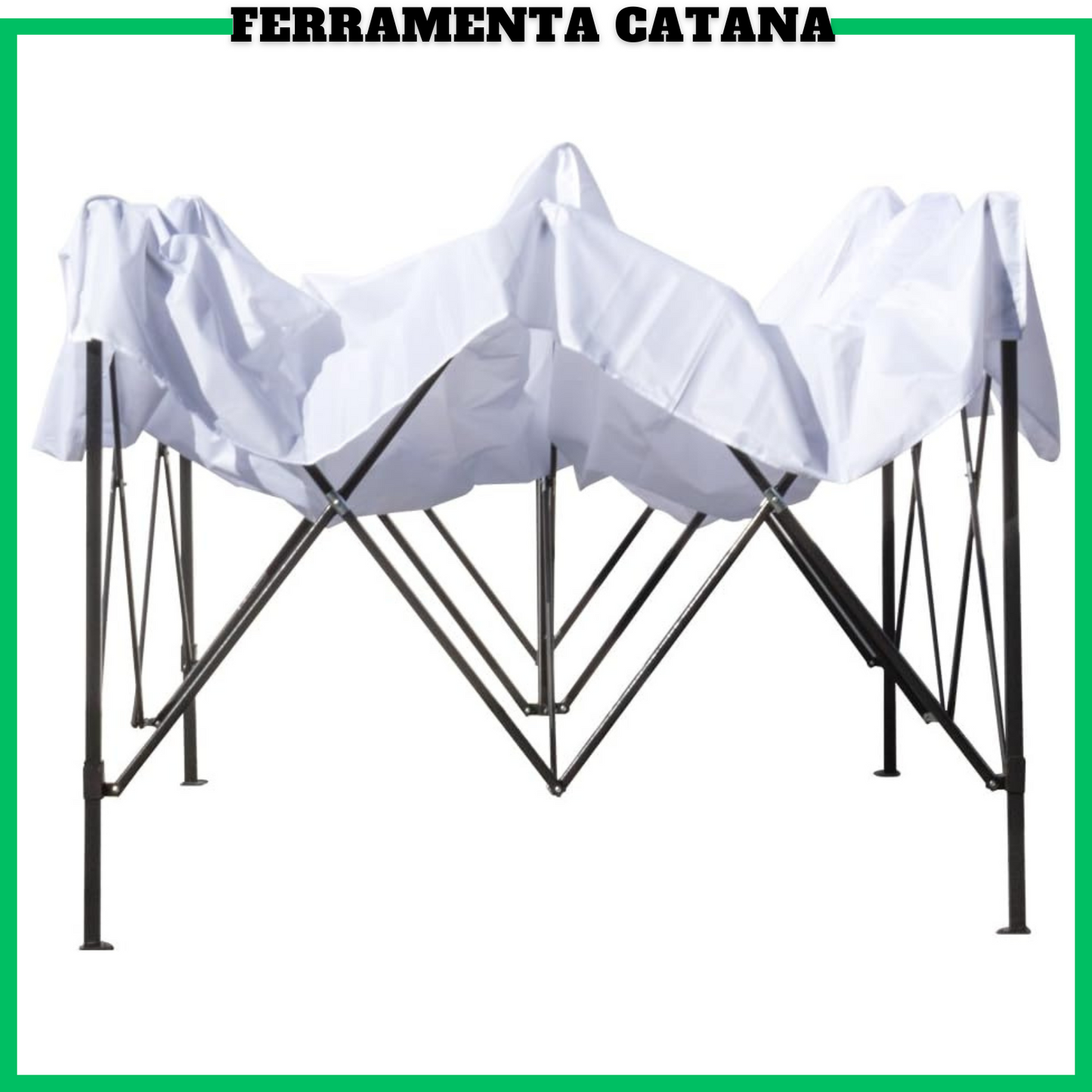 gazebo 3x3 pieghevole impermeabile bianco richiudibile robusto da giardino fiera