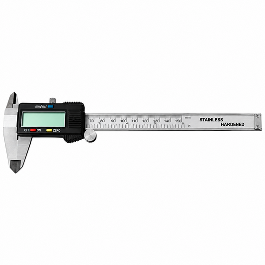 Calibro Digitale Professionale Acciaio Inox 150 Mm Corsoio Elettronico Display
