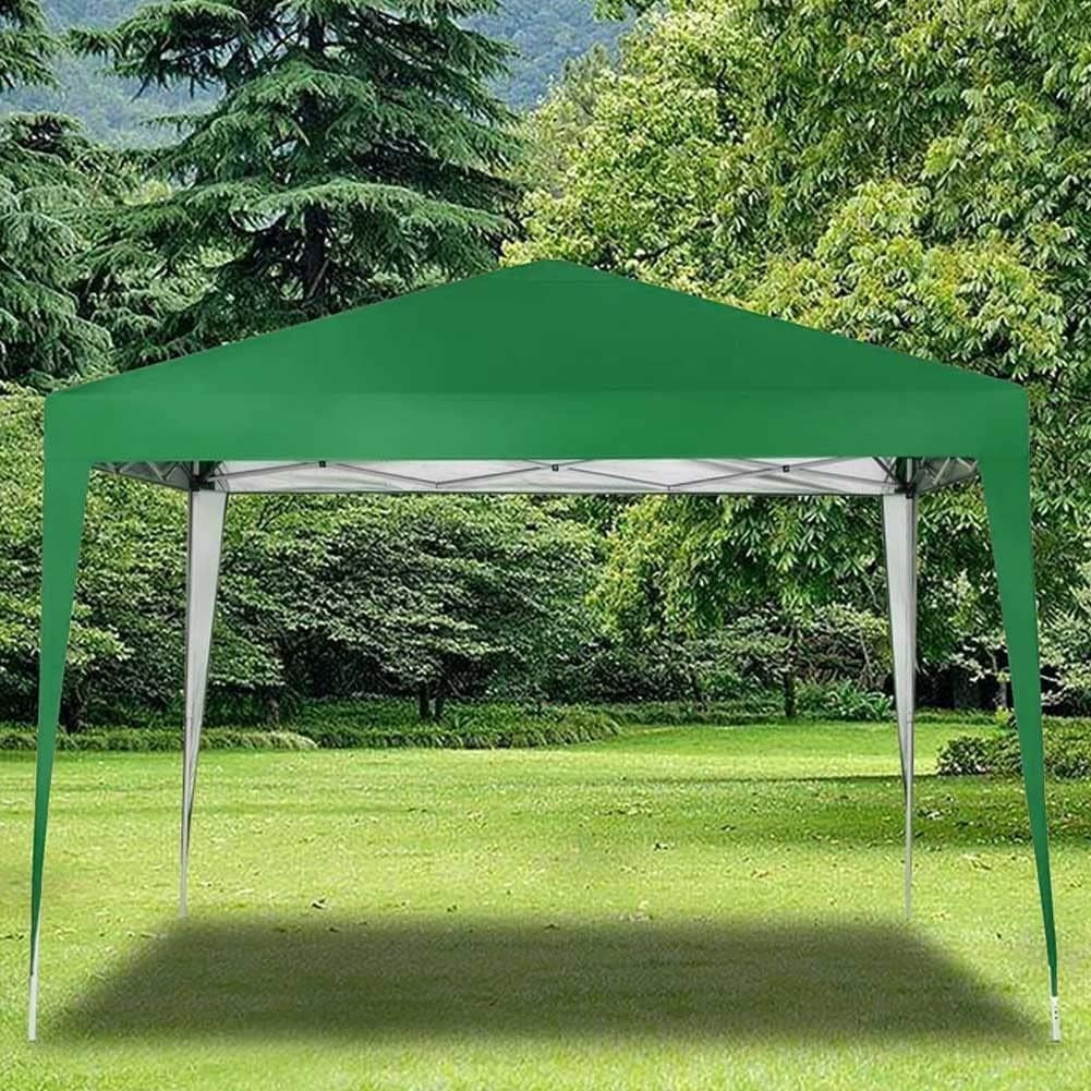 gazebo 3x3 pieghevole impermeabile verde richiudibile robusto da giardino fiera