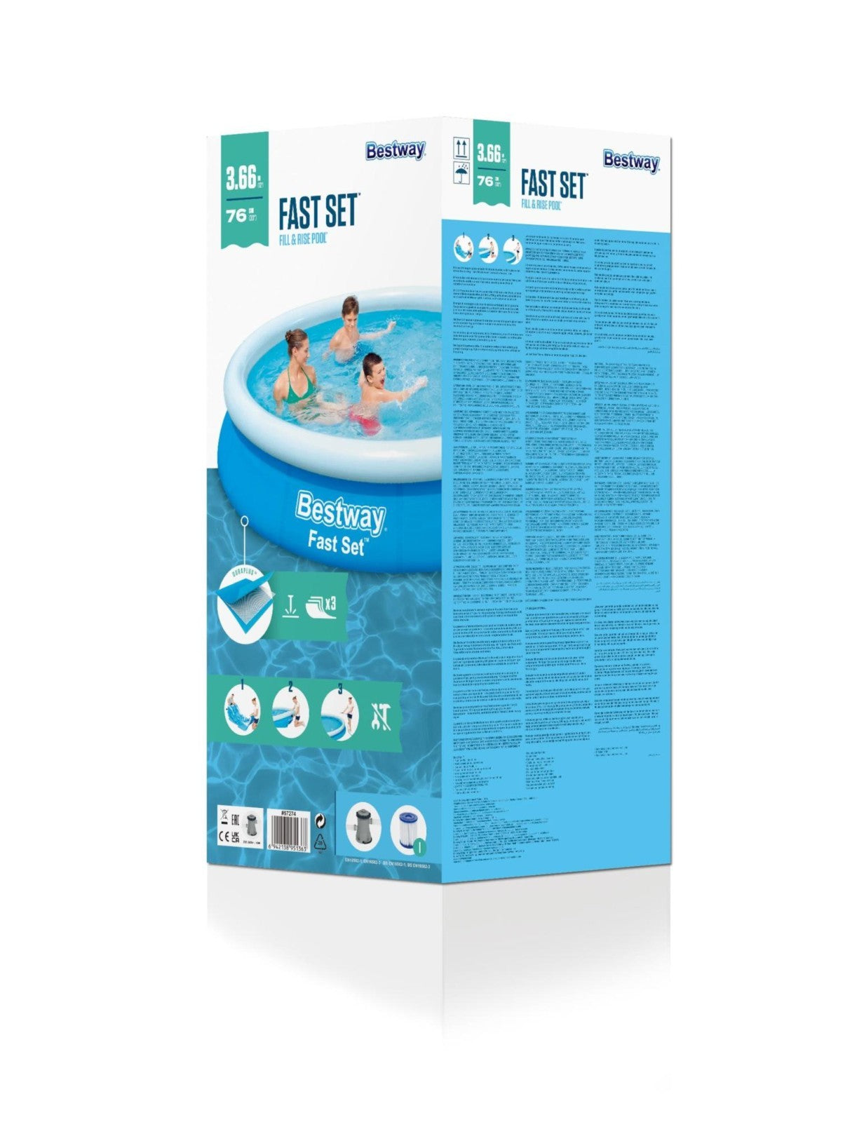 Piscina Ad Anello Tubo Gonfiabile Fuoriterra Fuori Terra Bestway Rotonda Tonda