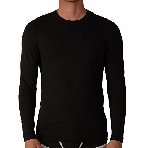 Maglia Termica Manica Lunga Intima Uomo Invernale Da Lavoro Girocollo Maglietta