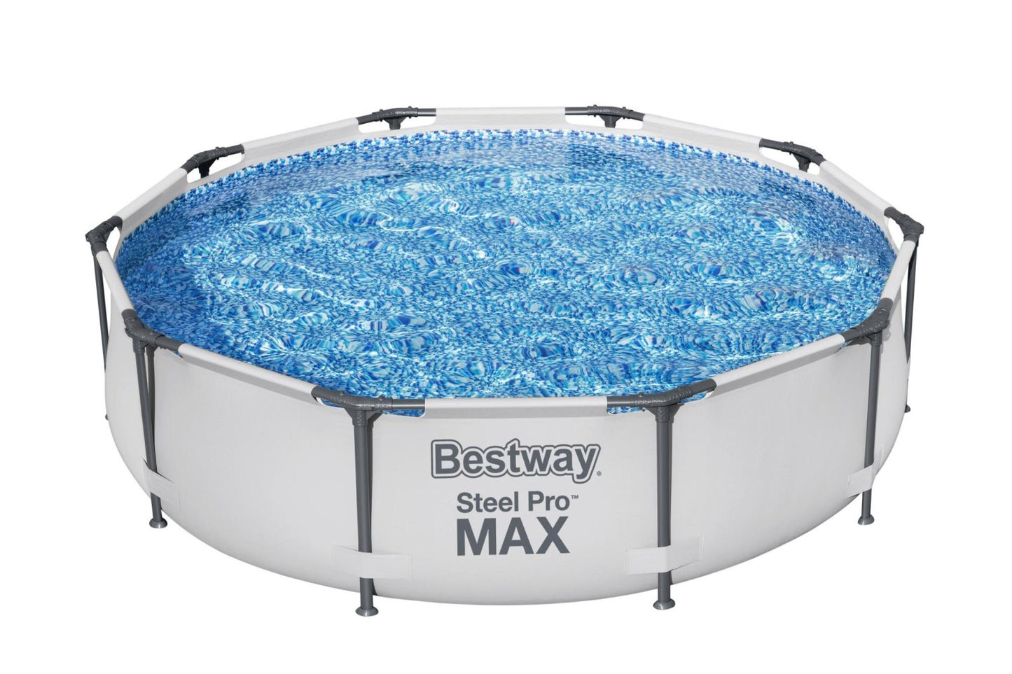 Piscina Bestway Rotonda Fuori Terra Pro Max Steel 305x76Cm 56408 Set Con Pompa