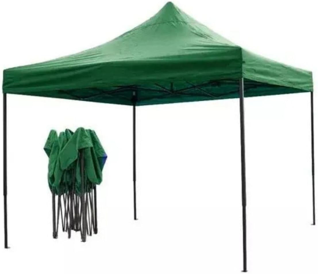 gazebo 3x3 pieghevole impermeabile verde richiudibile robusto da giardino fiera