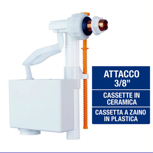 Galleggiante universale oli per cassetta wc sciacquone ceramica esterna a zaino