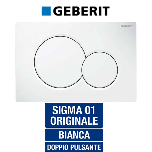 Placca di comando GEBERIT SIGMA pulsante scarico sciacquone cassetta wc ricambi