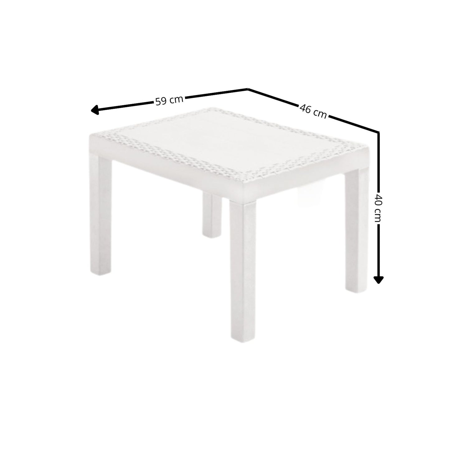 Set tavolo e sedie poltrona in rattan da giardino esterno interno salottino